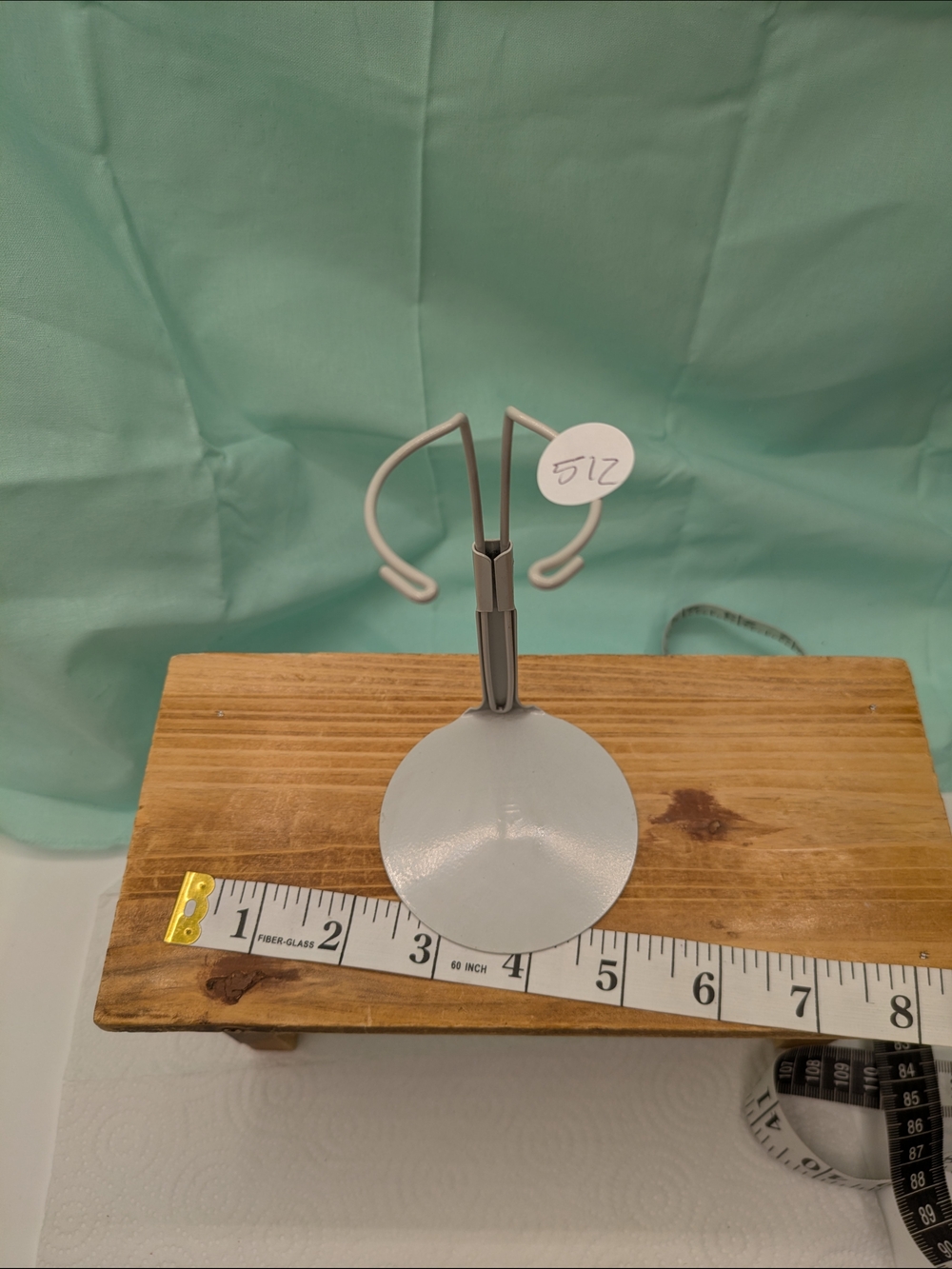 White Metal Doll/Action Figure Display Stand - Home Other (1) Wider